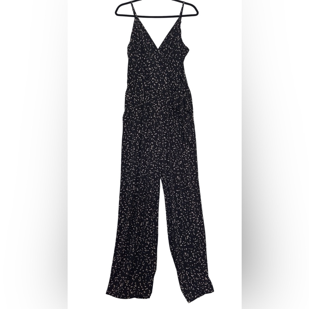 Kaileigh Speckled Black and White Jumpsuit